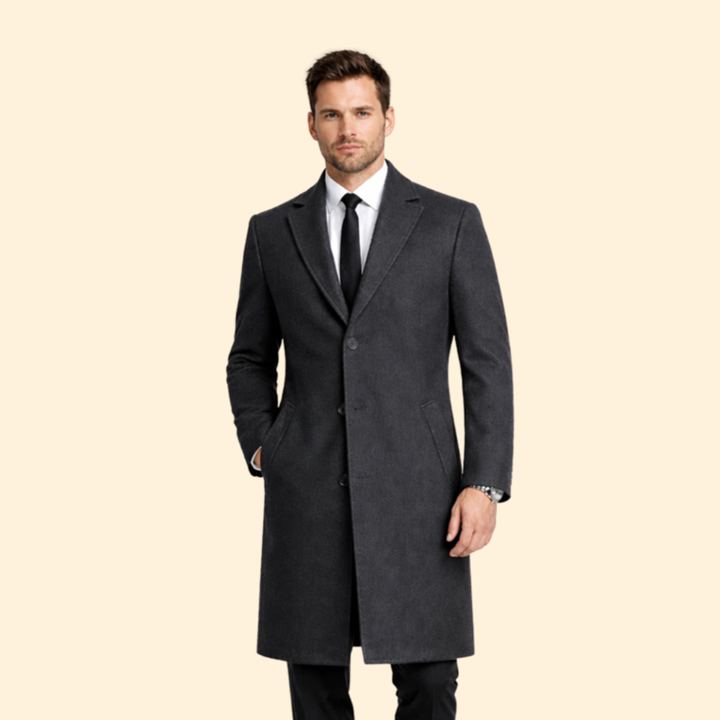 Redmond Single-Breasted Wool Overcoat - image 6