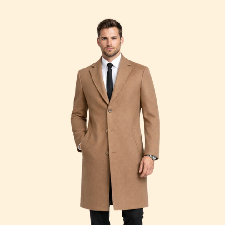 Redmond Single-Breasted Wool Overcoat - image 8