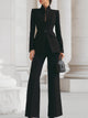 Adelisa | Women's Blazer Pants Set with Long Sleeves