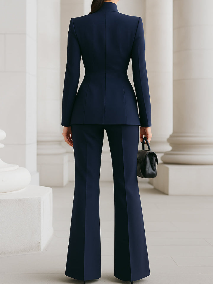 Adelisa | Women's Blazer Pants Set with Long Sleeves
