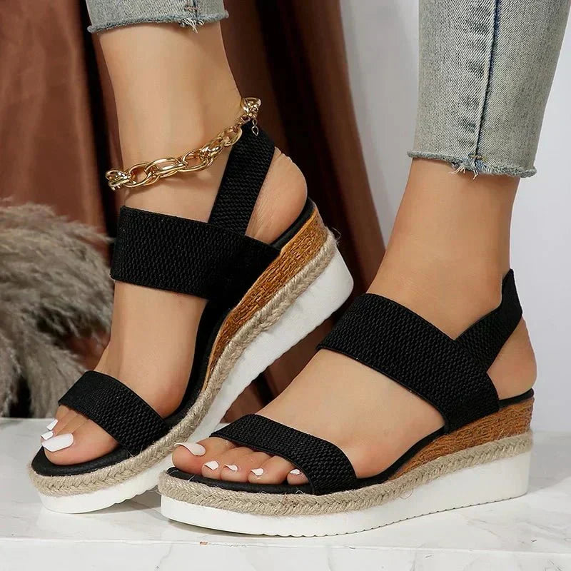 Women's Orthopedic Non-Slip Platform Flat Sandals for Everyday Wear — view 5