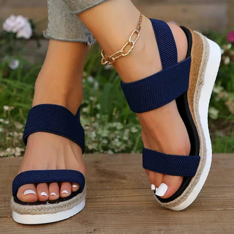 Women's Orthopedic Non-Slip Platform Flat Sandals for Everyday Wear — view 8