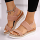 Women's Orthopedic Non-Slip Platform Flat Sandals for Everyday Wear — view 6