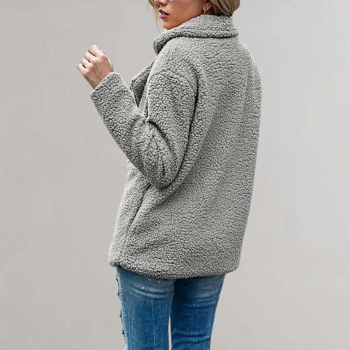 Noelia | Women's Double-Breasted Teddy Blazer Jacket