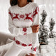 Pien Reindeer and Snowflake Jacquard Sweater - image 4