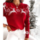 Pien Reindeer and Snowflake Jacquard Sweater - image 5