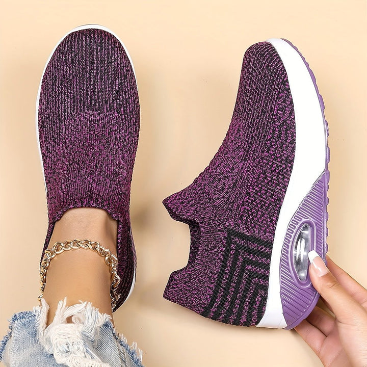 Maude | Women's Knit Slip-On Walking Shoes with Air-Cushioned Sole
