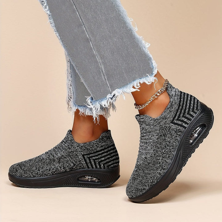 Maude | Women's Knit Slip-On Walking Shoes with Air-Cushioned Sole