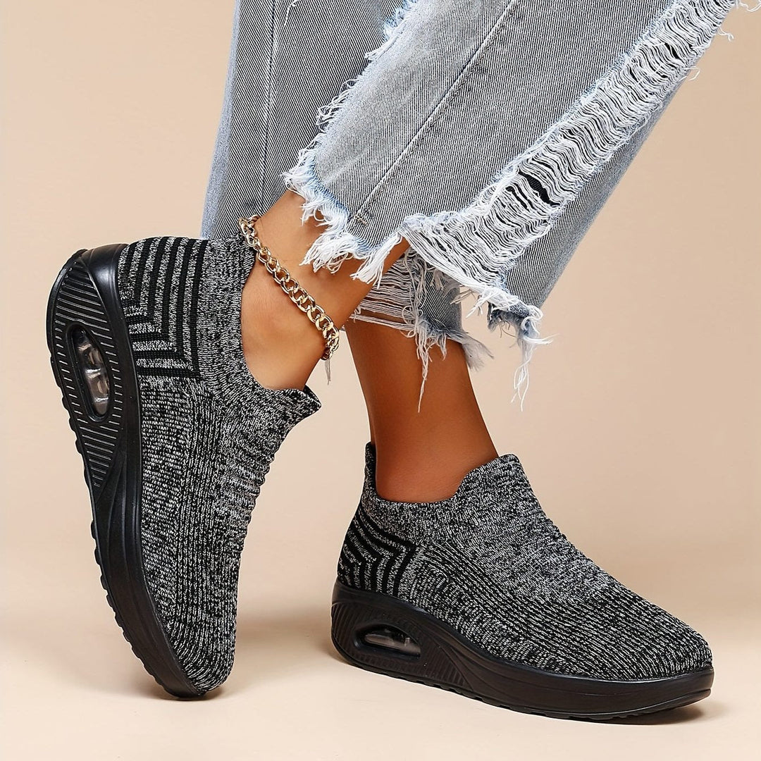 Maude | Women's Knit Slip-On Walking Shoes with Air-Cushioned Sole