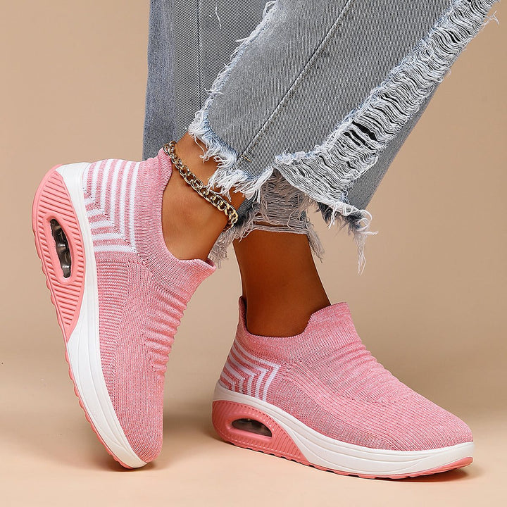 Maude | Women's Knit Slip-On Walking Shoes with Air-Cushioned Sole