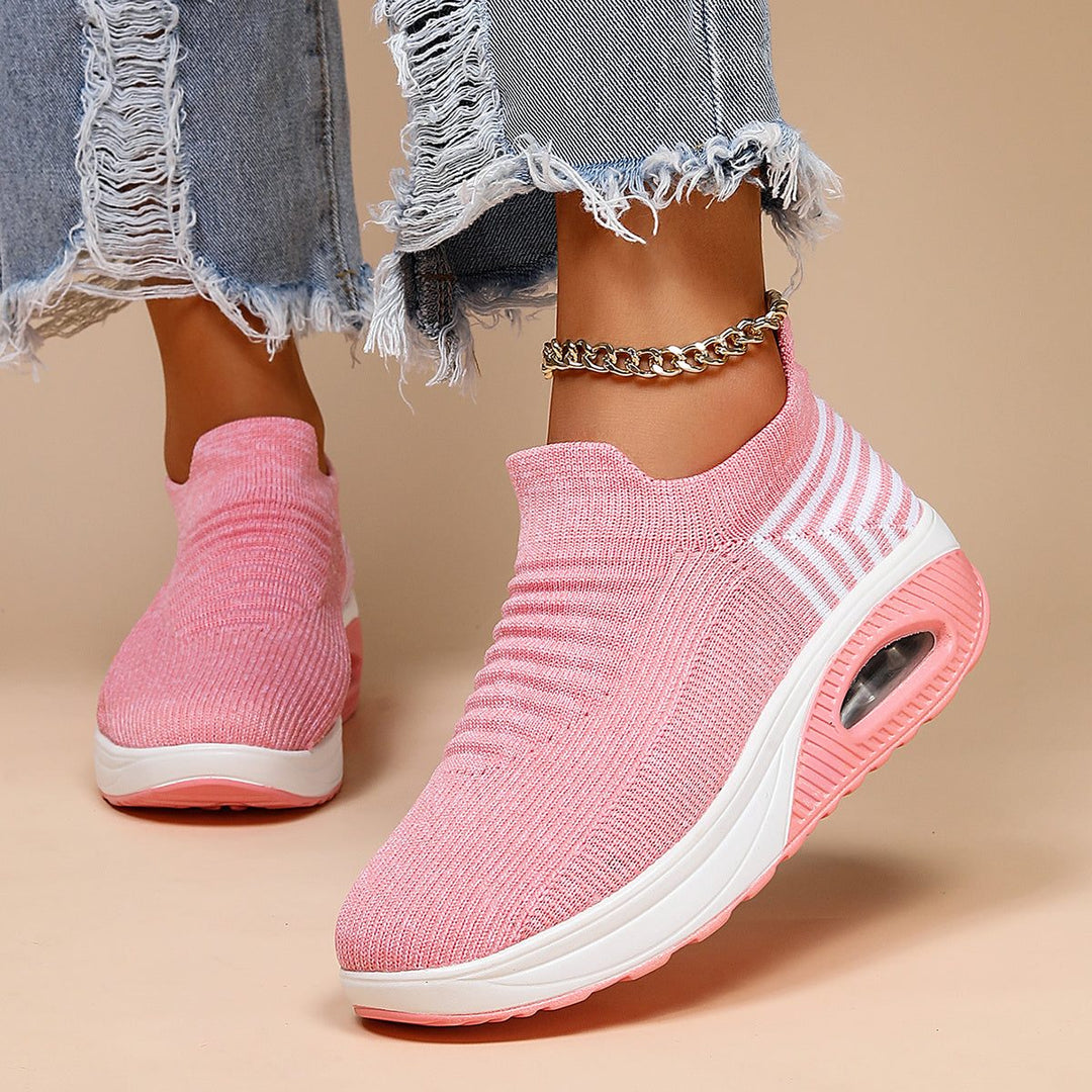 Maude | Women's Knit Slip-On Walking Shoes with Air-Cushioned Sole