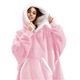 Gretel Oversized Sherpa Blanket Hoodie with Front Pocket - image 1