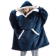 Gretel Oversized Sherpa Blanket Hoodie with Front Pocket - image 6