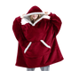 Gretel Oversized Sherpa Blanket Hoodie with Front Pocket - image 7