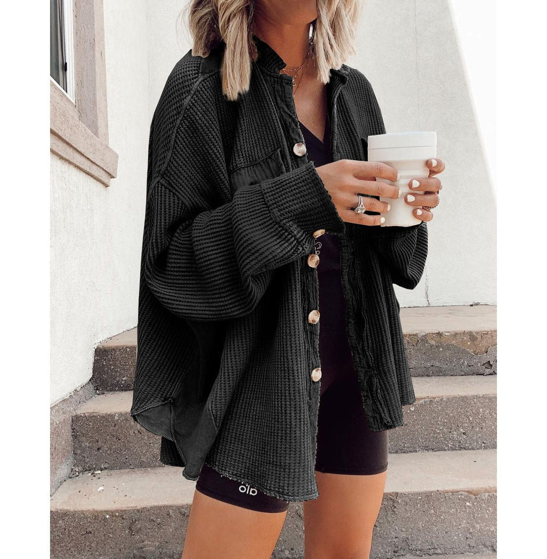 Roxane | Women's Oversized Button-Down Shirt Jacket