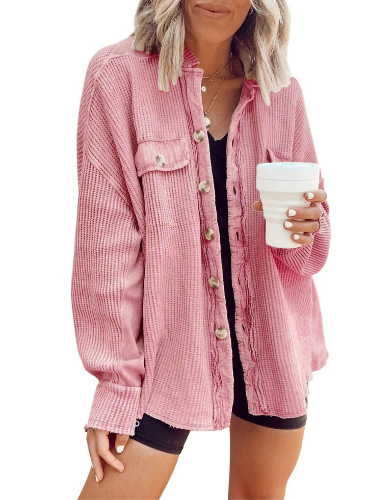 Roxane | Women's Oversized Button-Down Shirt Jacket