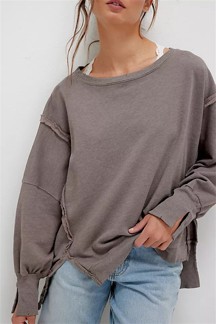 Natalina | Women's Oversized Balloon Sleeve Sweatshirt