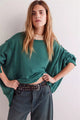 Natalina | Women's Oversized Balloon Sleeve Sweatshirt