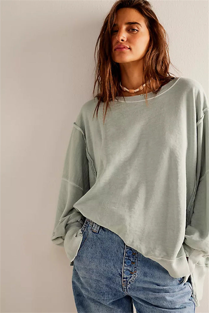 Natalina | Women's Oversized Balloon Sleeve Sweatshirt