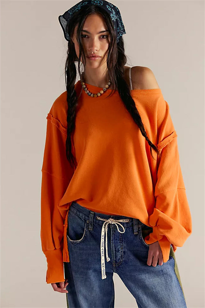 Natalina | Women's Oversized Balloon Sleeve Sweatshirt