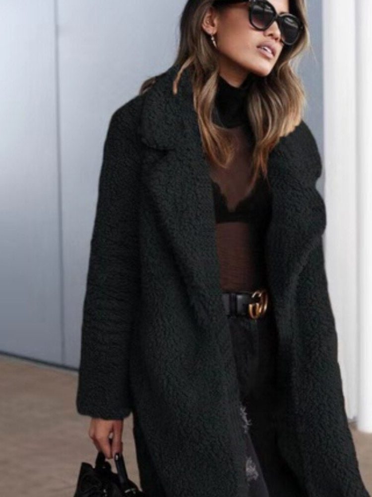 Baudouine | Women's Oversized Faux Fur Long Coat