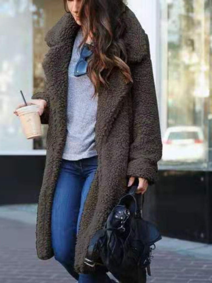 Baudouine | Women's Oversized Faux Fur Long Coat