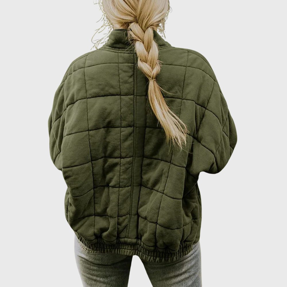 Almerinda | Women's Quilted Oversized Bomber Jacket