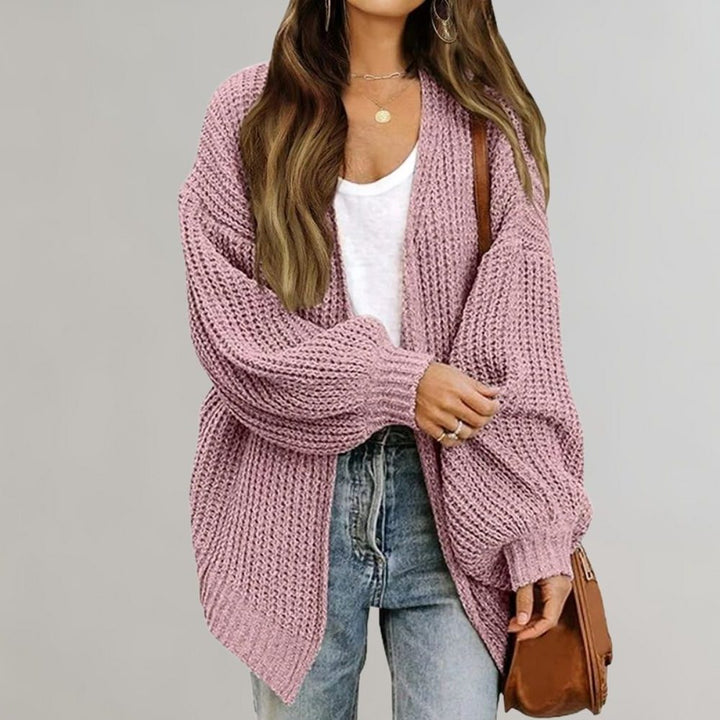 Maaike | Women's Oversized Ribbed Knitted Long Cardigan
