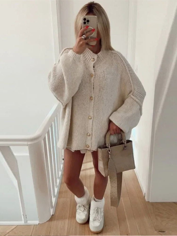 Edeltraud | Women's Oversized Wool Cardigan