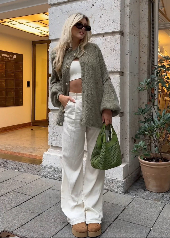 Edeltraud | Women's Oversized Wool Cardigan