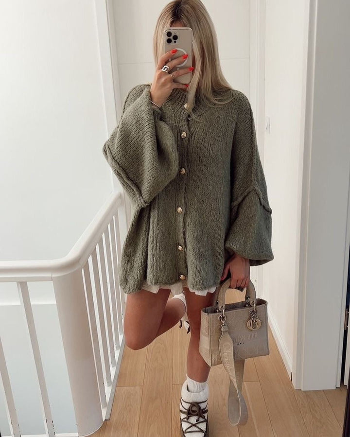 Edeltraud | Women's Oversized Wool Cardigan