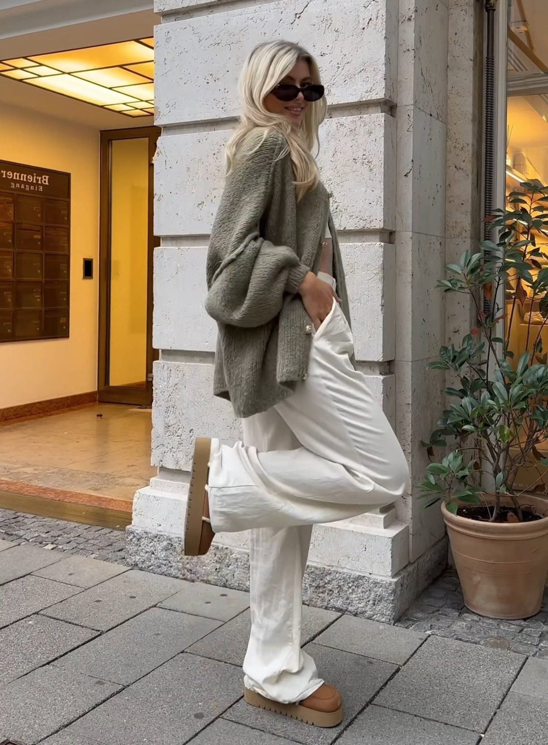 Edeltraud | Women's Oversized Wool Cardigan