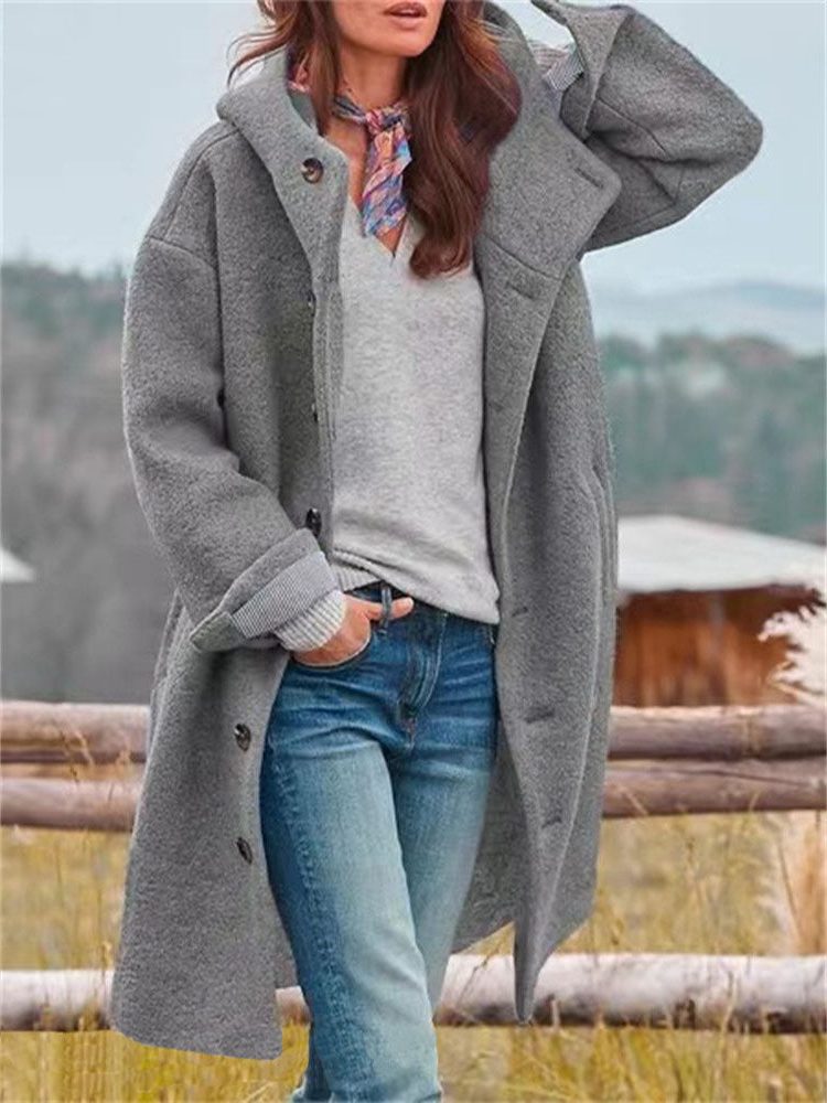 Berenike | Women's Oversized Wool Hooded Coat