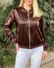 Ludivine | Women's Oversized Zip-Up Bomber Jacket