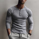 Clive | Men's Ribbed Henley Sweater