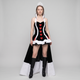 Women's Queen of Hearts Mini Dress Costume - image 1