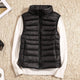 Therese | Women's Quilted Puffer Vest with Stand Collar