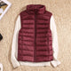 Therese | Women's Quilted Puffer Vest with Stand Collar