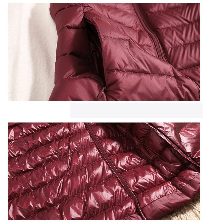 Therese | Women's Quilted Puffer Vest with Stand Collar