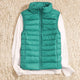 Therese | Women's Quilted Puffer Vest with Stand Collar