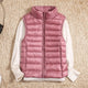 Therese | Women's Quilted Puffer Vest with Stand Collar
