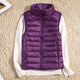 Therese | Women's Quilted Puffer Vest with Stand Collar