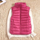 Therese | Women's Quilted Puffer Vest with Stand Collar