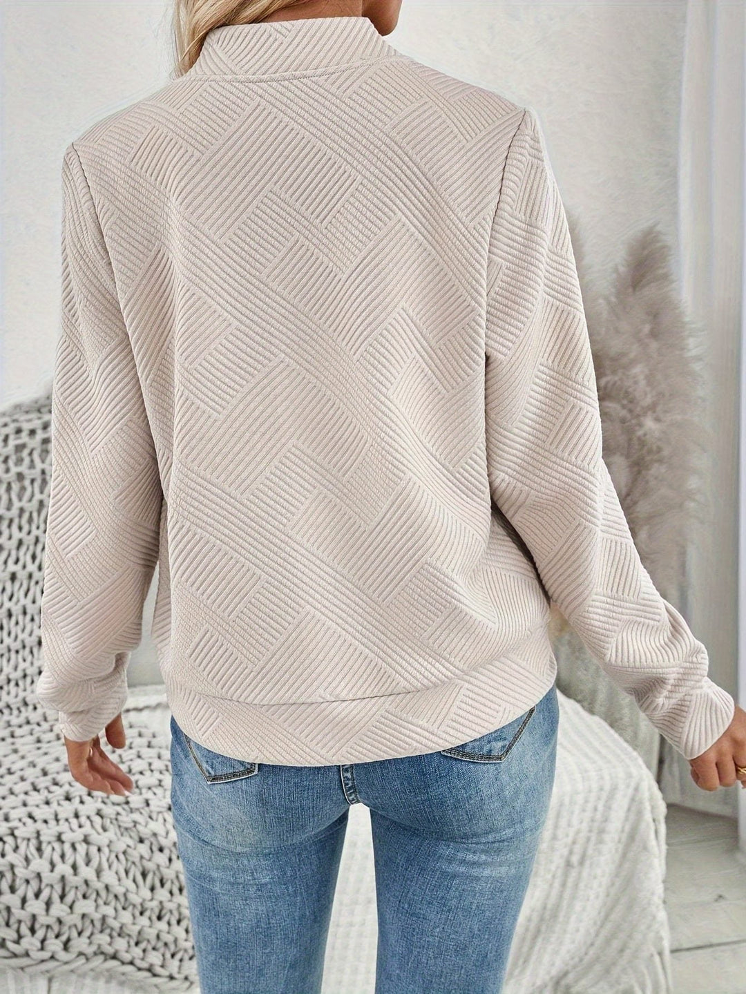 Tilde | Women's Quilted Zip-Up Bomber Jacket