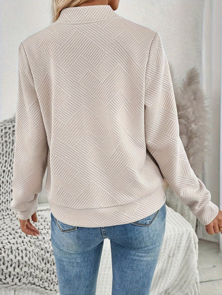 Tilde | Women's Quilted Zip-Up Bomber Jacket
