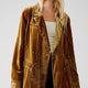 Dietlinde | Women's Relaxed Velvet Blazer with Long Sleeves