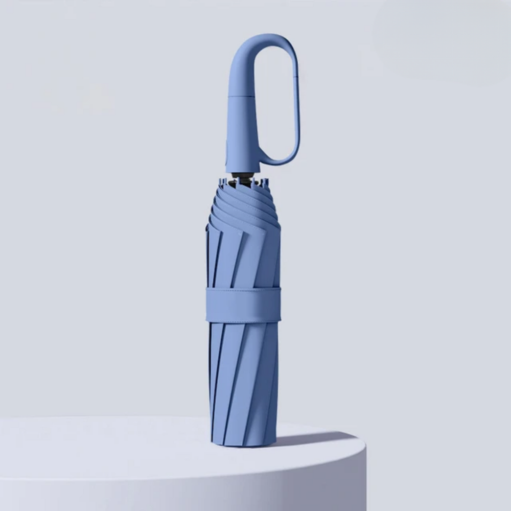 Emmelie Compact Reverse-Folding Umbrella with Ring Handle - image 2