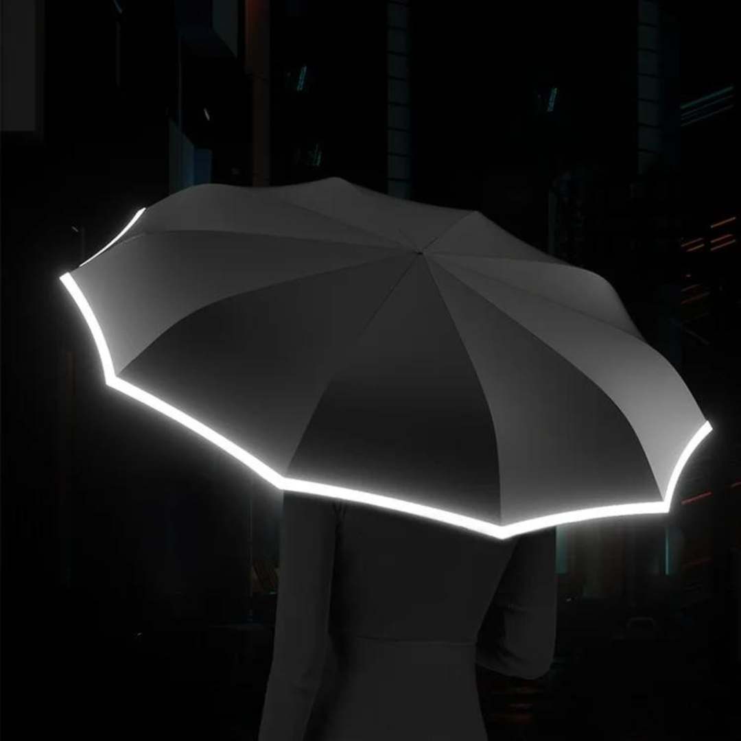 Emmelie Compact Reverse-Folding Umbrella with Ring Handle - image 8