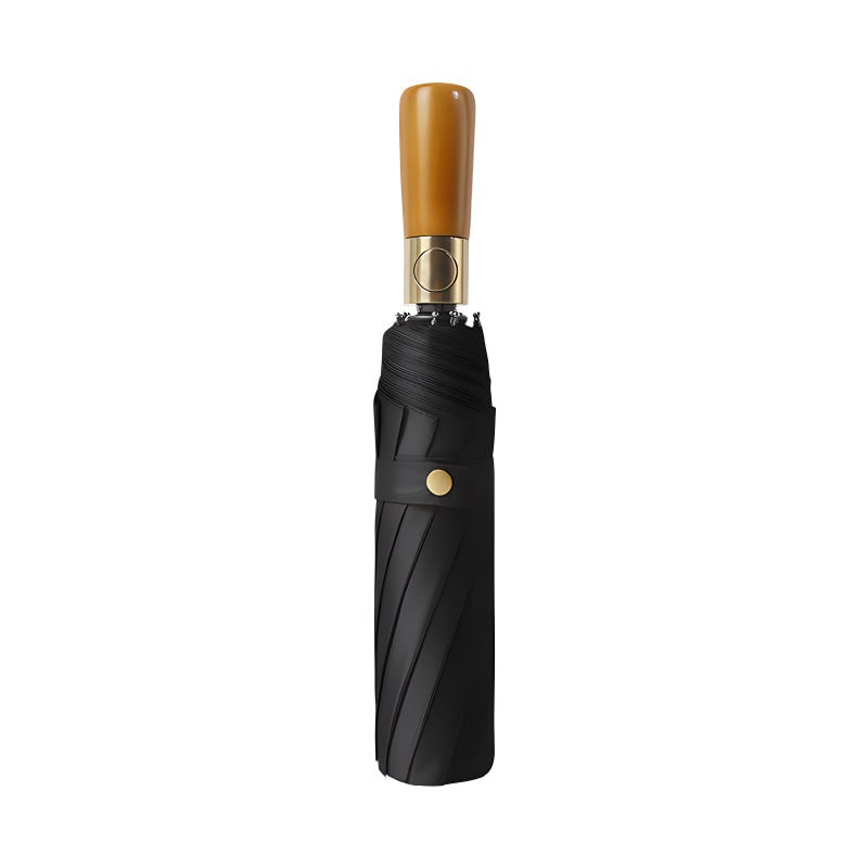 Karlijn Windproof Folding Umbrella with Wooden Handle - image 5