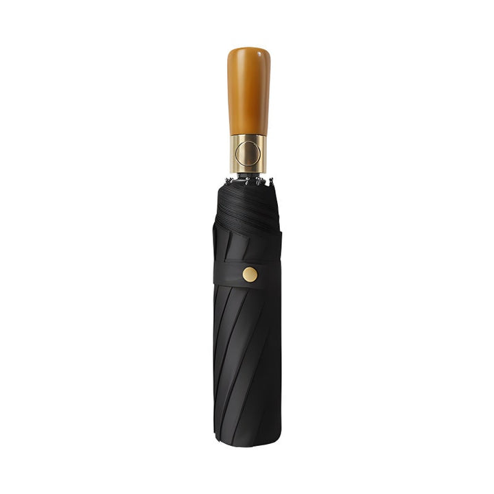 Karlijn Windproof Folding Umbrella with Wooden Handle - image 5